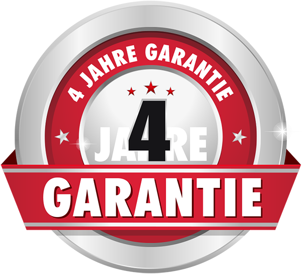 4 Jahre Garantie